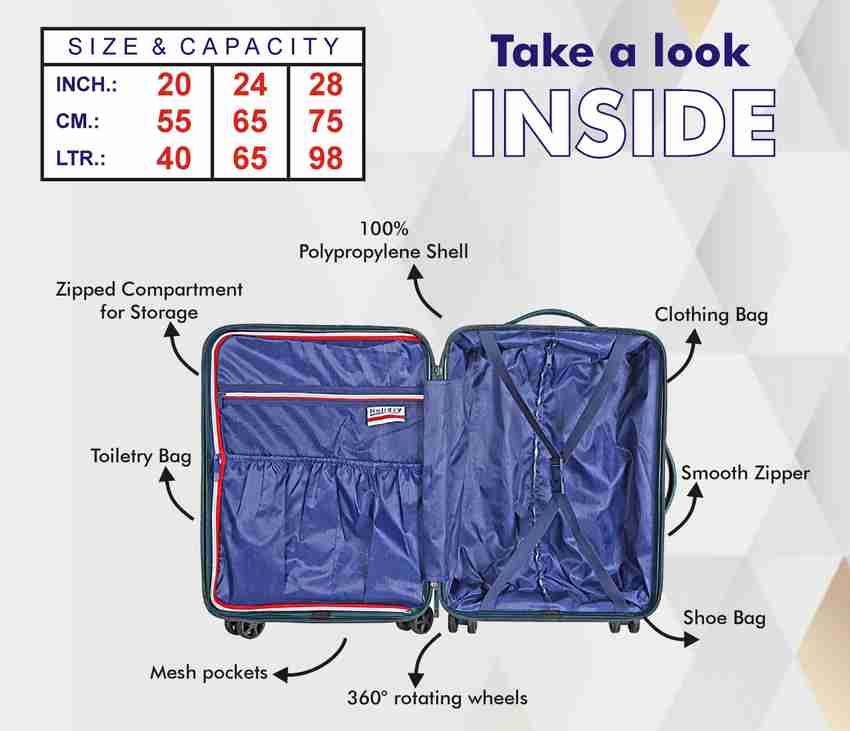 24 inch bag dimensions on sale
