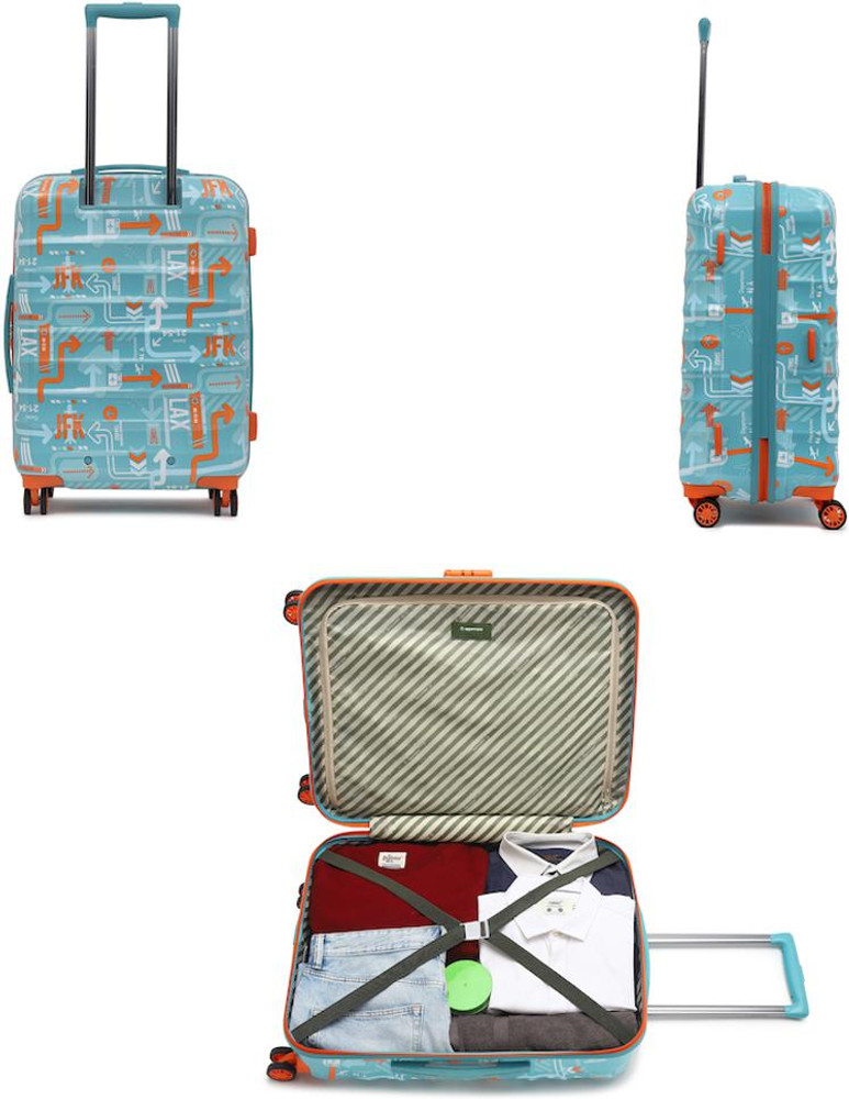 Uppercase 13500EHT1TBL Set of 2 M L JFK Eco Luggage Trolley bags