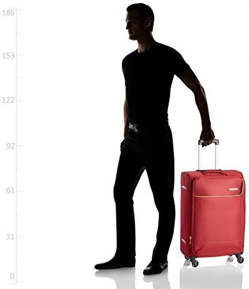 AMERICAN TOURISTER Jamaica Expandable Check in Suitcase 4 Wheels 26 inch Wine Red Price in India Flipkart