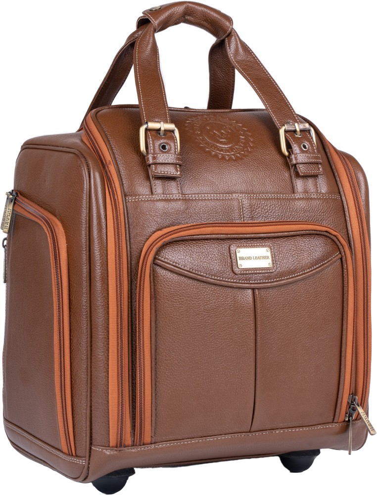 Carry on fashion bag leather