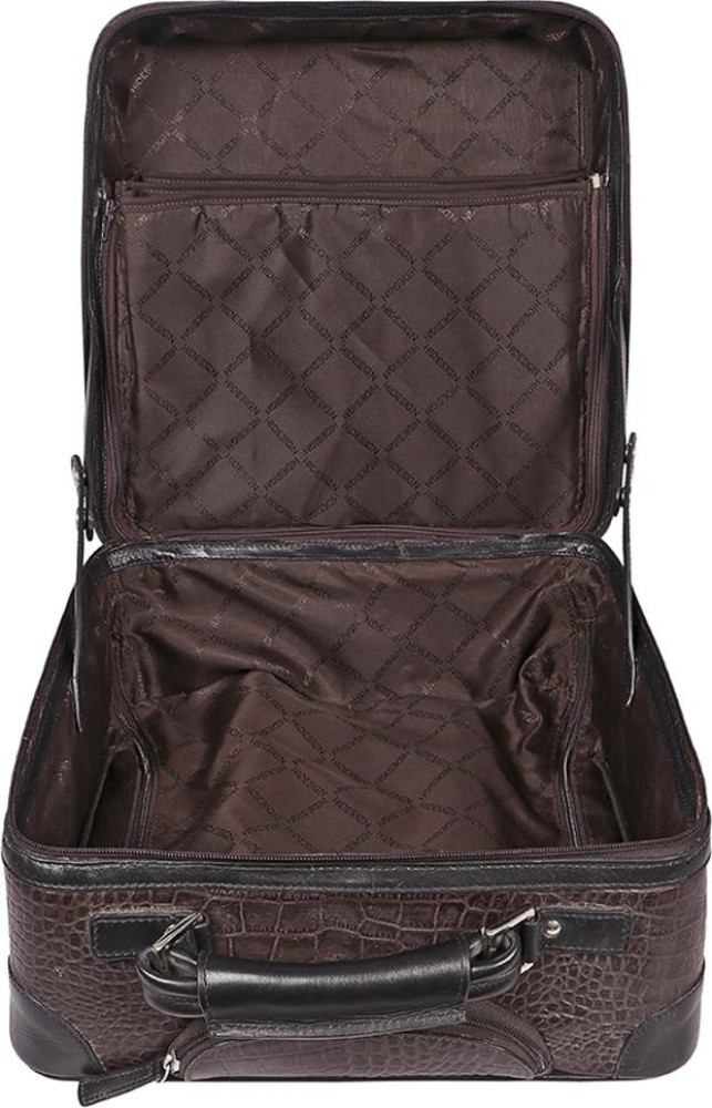 Buy Brown Monterey 1 Trolley Bag Online - Hidesign