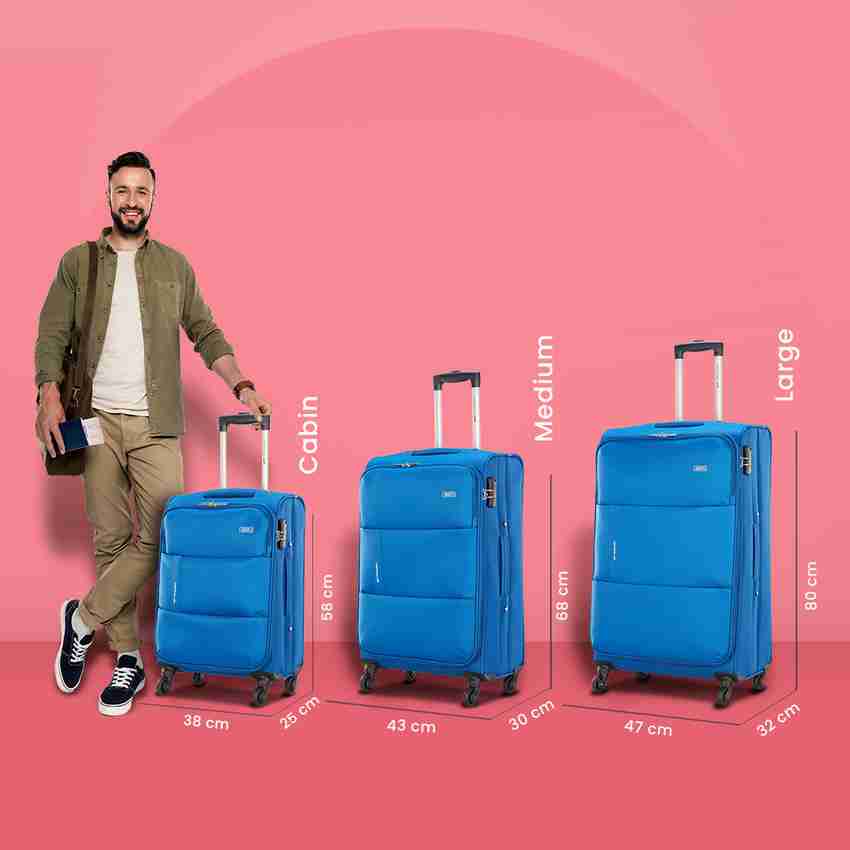 Vip hot sale suitcase size