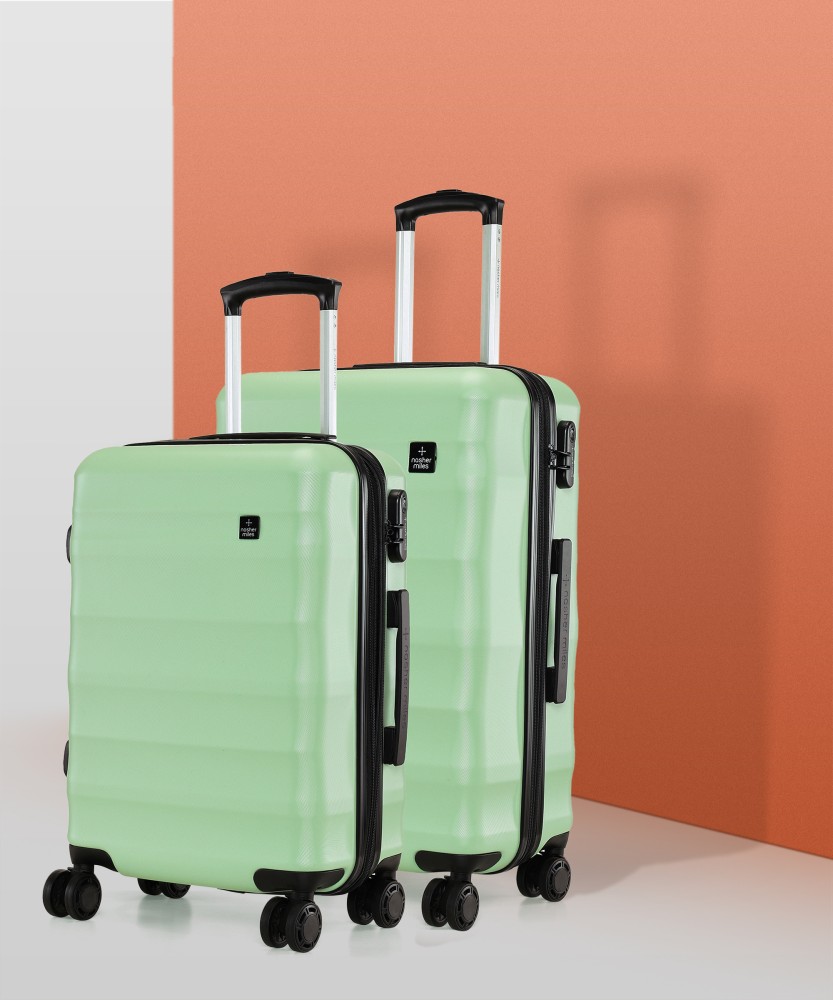 NASHER MILES Rome Expander Hard Sided Luggage Set of 2 Pastel 