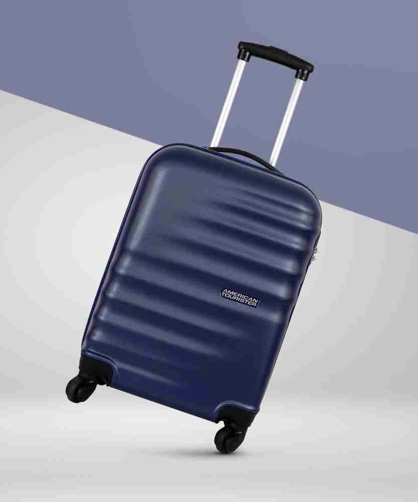 AMERICAN TOURISTER Preston Cabin Suitcase 4 Wheels 22 inch Blue Price in India Flipkart