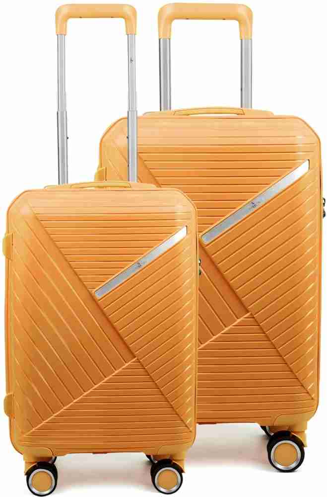 Orange hotsell luggage bag