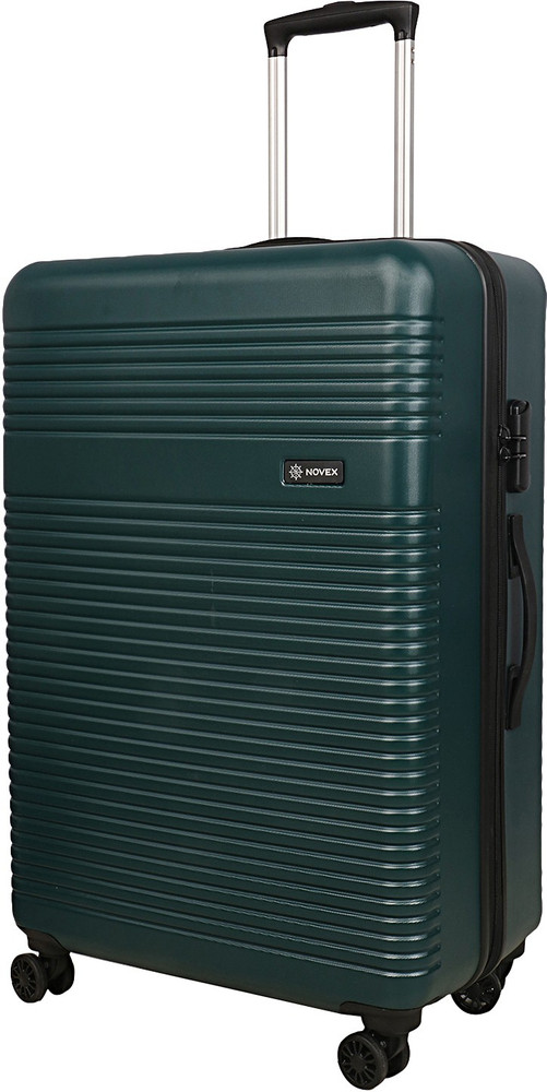 NOVEX Abroad Check in Size Scratch Resistant Hard Trolley Suitcase Green 24 Check in Suitcase 4 Wheels 24 inch GREEN Price in India Flipkart