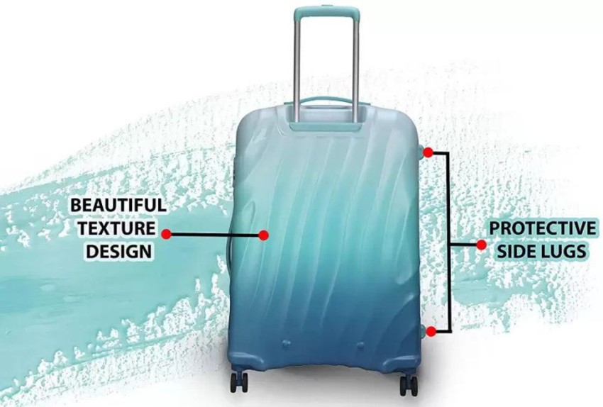 Swiss Era Luggage Trolley Bags Variation Purple Polycarbonate Material 8  Wheels Trolley Bags 100 Water Proof 360 Degree Rotation LuggageCheckin  Size Luggage BagsCabin Size Bags 20 24 28  Amazonin Fashion