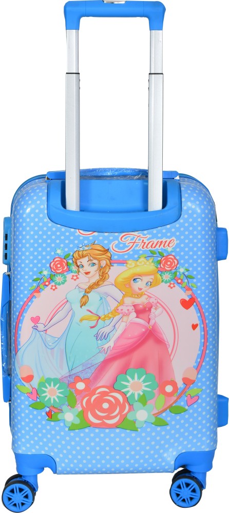 D Paradise Princess suitcase( trolley bag) for kids and girls Cabin Suitcase  - 21 inch Pink - Price in India