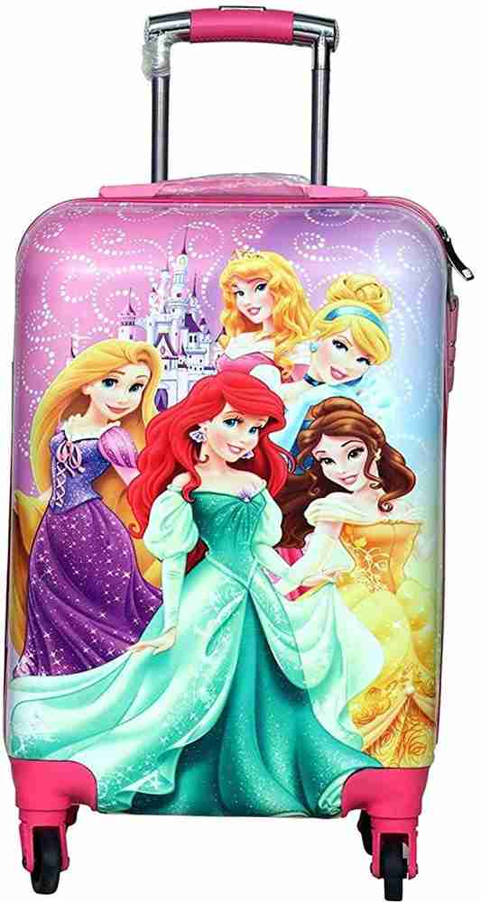 Divs Edenic Kids 20 Inches Princess suitcase trolley bag for kids girls Cabin Suitcase 4 Wheels 20 inch Pink Price in India Flipkart