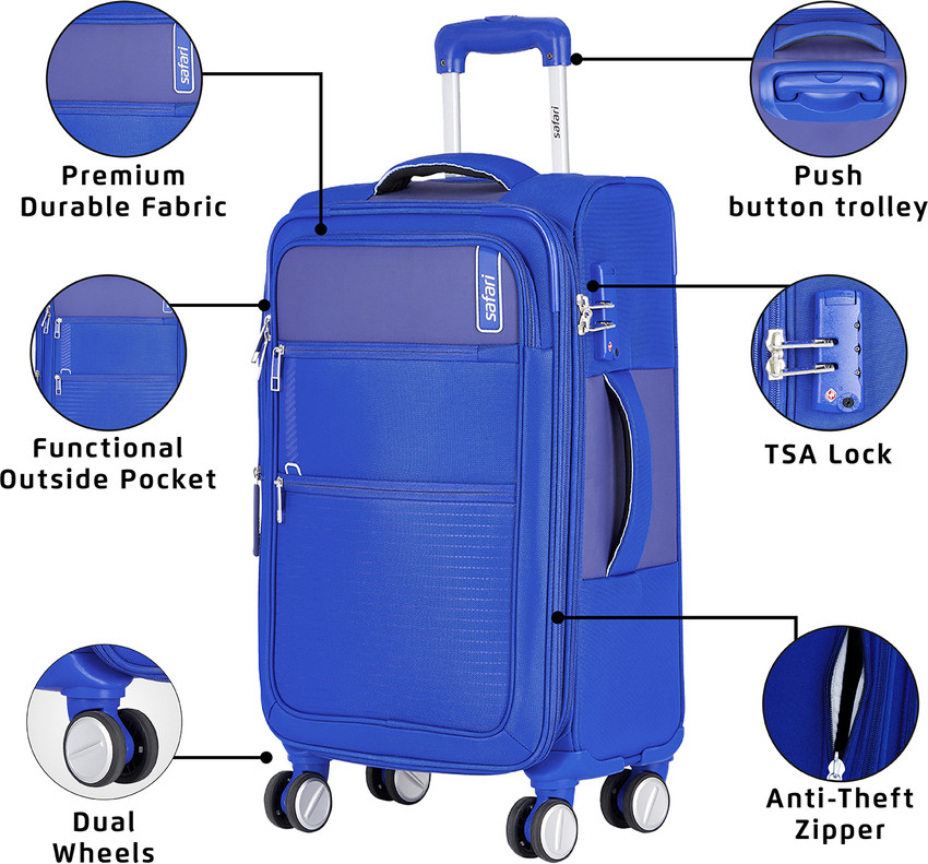 Details 155+ safari trolley bag lock best xkldase.edu.vn