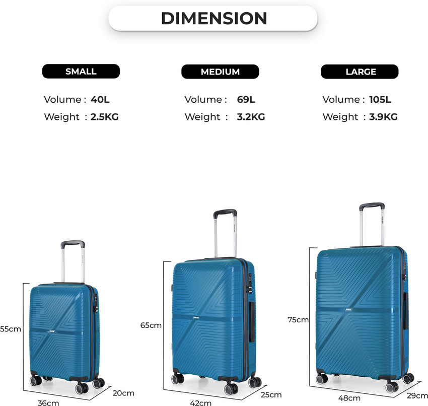 48cm cabin luggage store