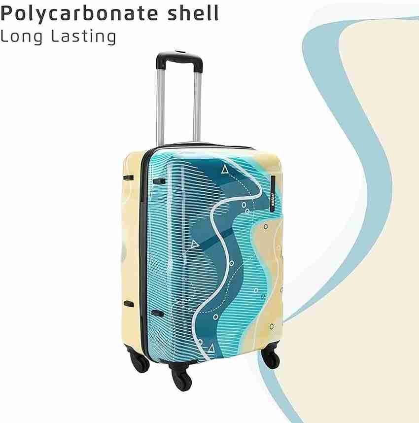 SAFARI COASTLINE 77 LARGE SIZE Check in Suitcase 4 Wheels 28 inch LITE YELLOW Price in India Flipkart