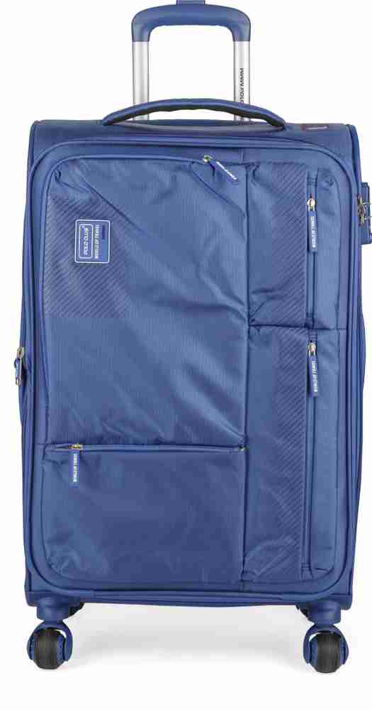 Polo Club USA NewYorker Nylon Soft 4 Wheeler Spinner Trolley Bag