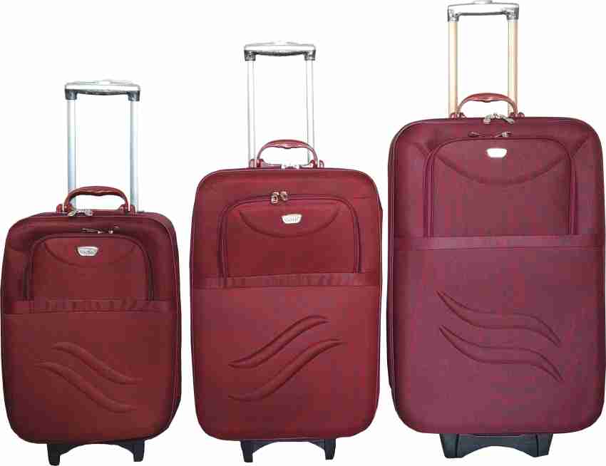 Buy STUNNERZ Soft Body Set of 3 Luggage Trolley Bag Travel Bags