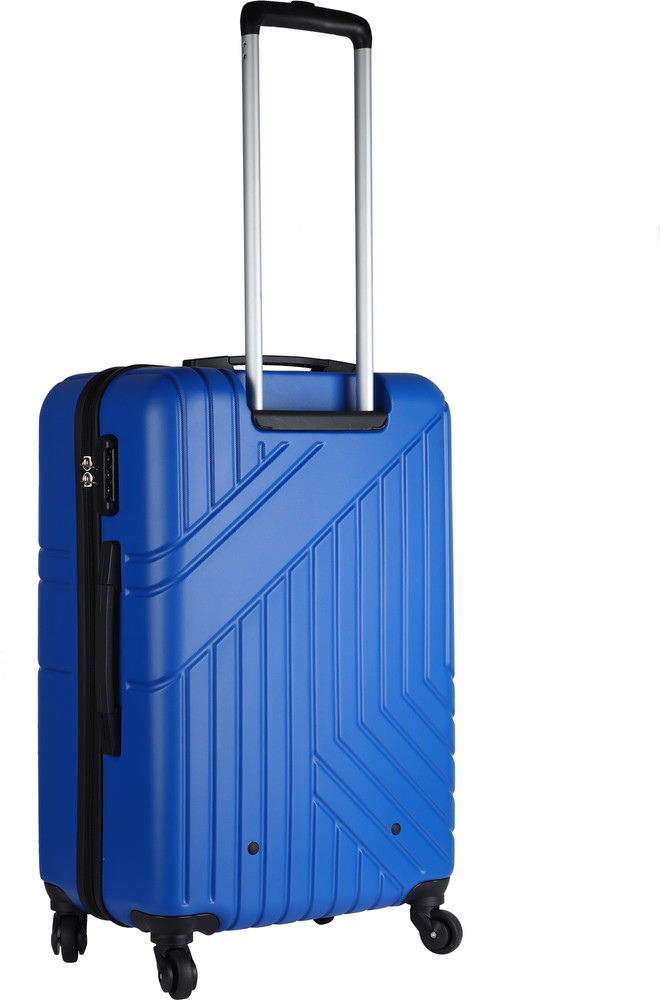FLY Ecofly Ace Hardsided 55 Suitcase Trolley Bags for Travel Cabin Check in Set 4 Wheels 23 inch Navy Price in India Flipkart