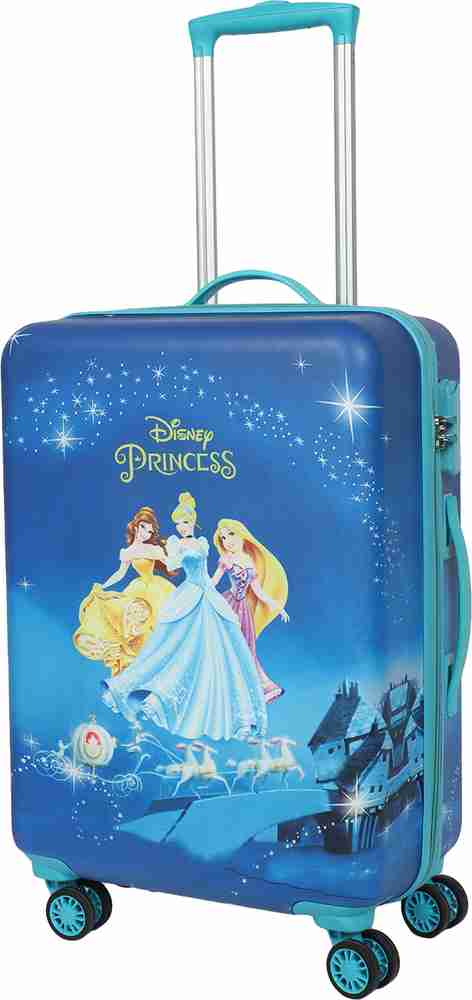 DISNEY Novex 22 Inch Original Princess Hard Sided Polycarbonate Kids Trolley 22 Cabin Suitcase 4 Wheels 22 inch Turquoise Price in India Flipkart