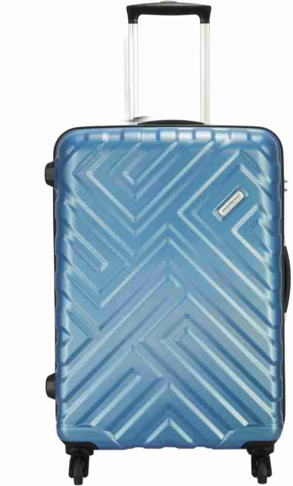 ARISTOCRAT Maze Strolly Expandable Check in Suitcase 4 Wheels 31 inch Arctic Blue Price in India Flipkart