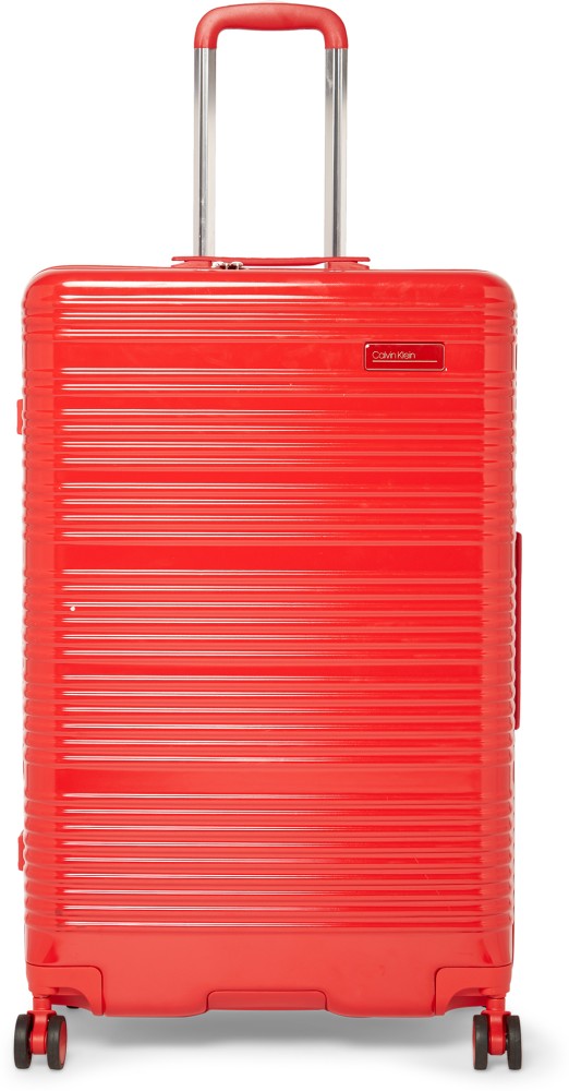 Calvin klein hot sale red suitcase