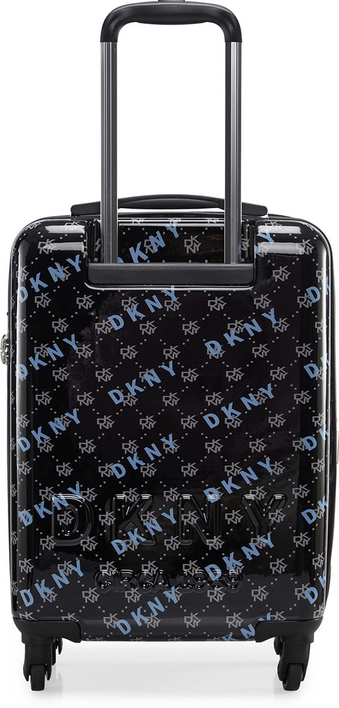 DKNY ON REPEAT Cabin Suitcase 4 Wheels 20 inch Black Light Charcoal Gold Price in India Flipkart
