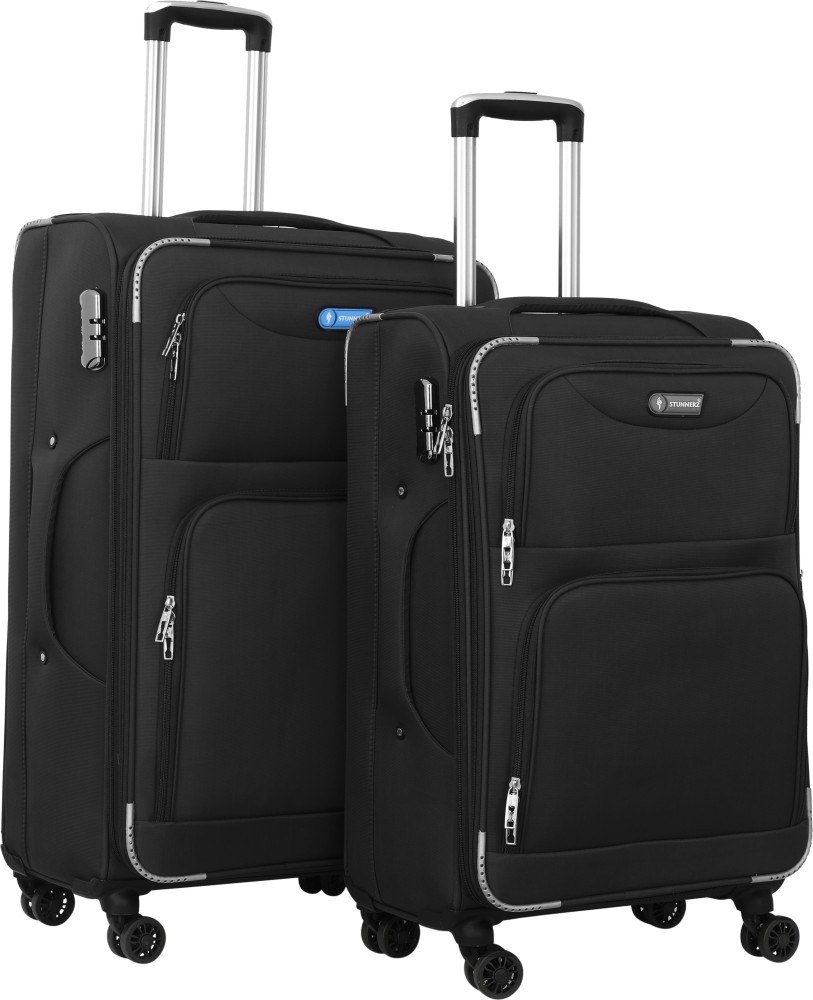 STUNNERZ | 20+24+28 inch| Combo Set, Trolley Bag Travel Bag Suitcase|51cm+  61cm +71cm|(Pack of 3 )|Samll ,Medium ,& Large |Purple| Cabin & Check-in  Set - 28 inch Purple - Price in India | Flipkart.com