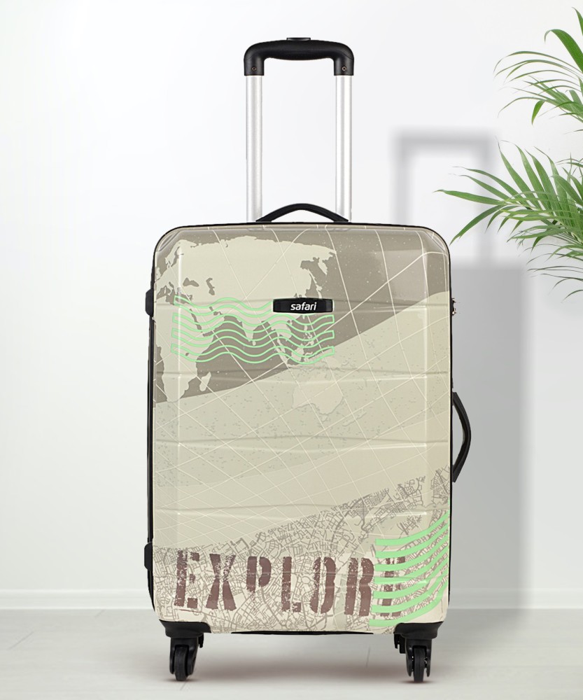 4 Wheeled Suitcase with travel bag ENZO NORI SUNNY 66 cm Polyester Black