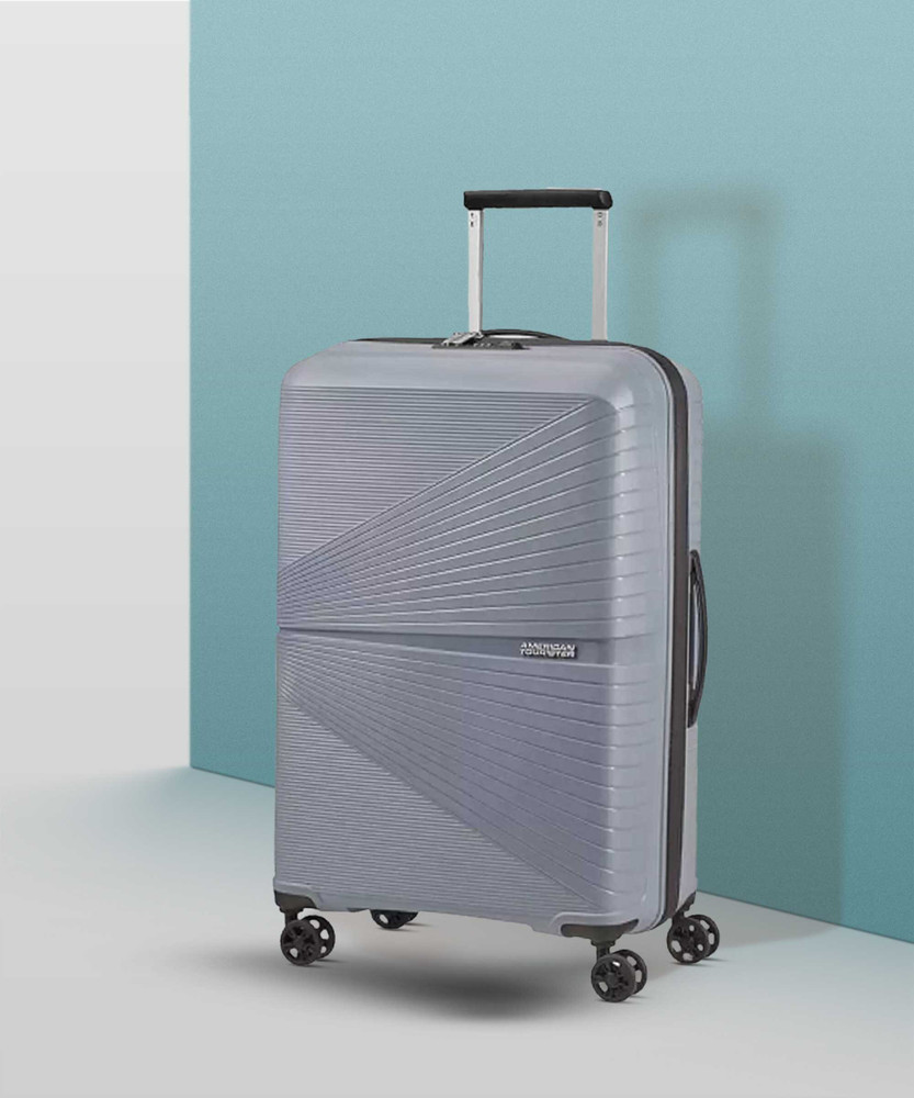 AMERICAN TOURISTER AMT AIRCONIC 67 CM COOL GREY MEDIUM Cabin Check in Set 8 Wheels 24 inch GREY Price in India Flipkart