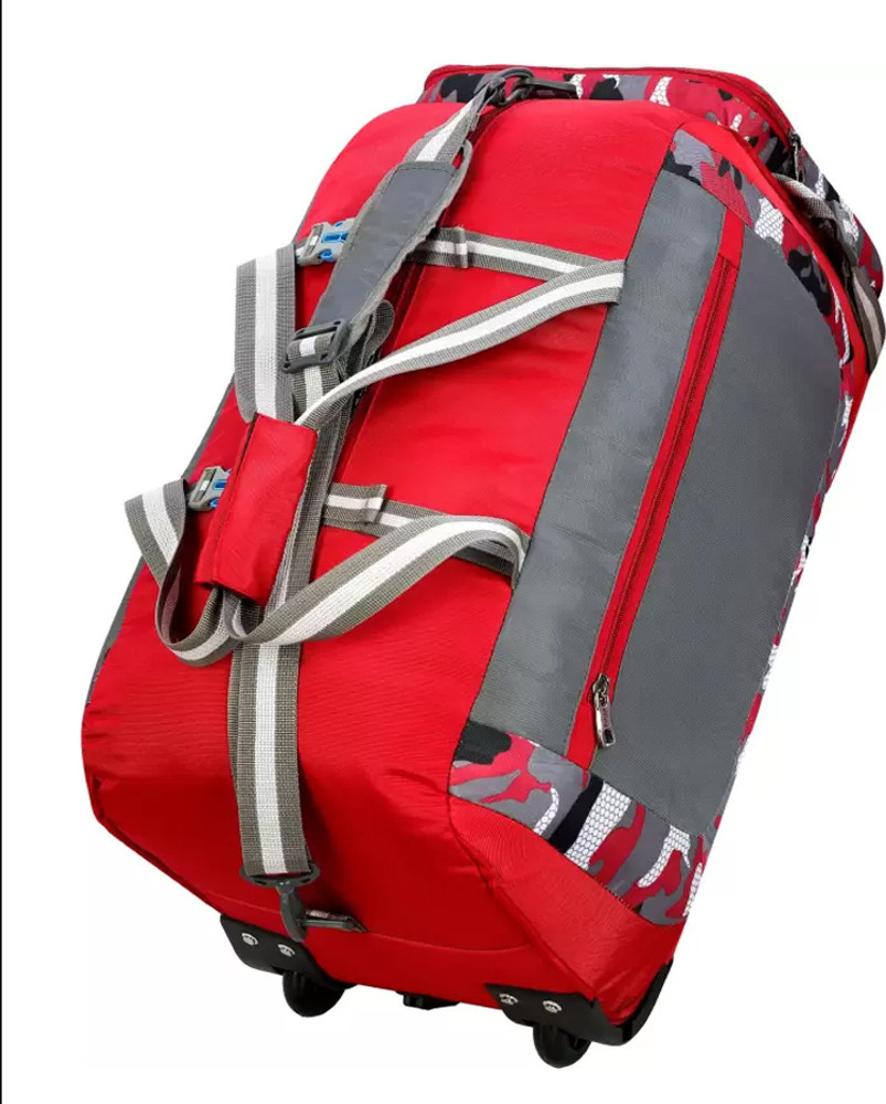 Sturdy duffel bag with hot sale wheels