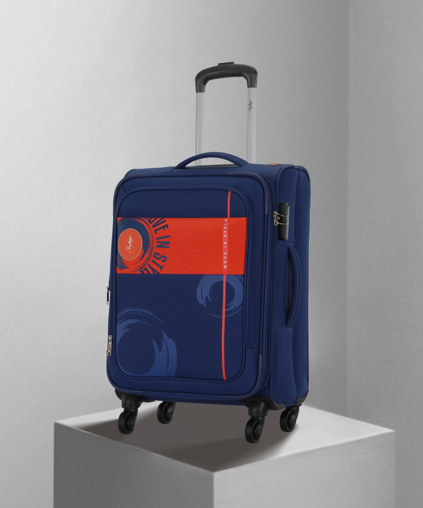 SKYBAGS Celeb 4W Exp Strolly 79 Expandable Check-in Suitcase - 31 inch Blue  - Price in India | Flipkart.com