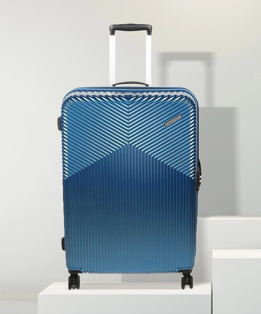 AMERICAN TOURISTER Armada Spinner 55 Cm Moonlight Cabin Suitcase 4 Wheels 22 inch Moonlight Blue Price in India Flipkart