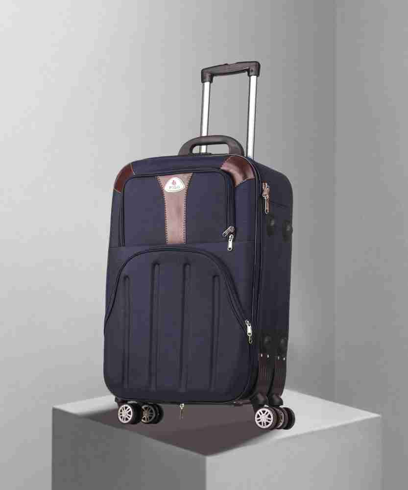 ITALIAN TOURISTER POLO Ultra Lightweight Ergonomic Polyester Carry On 4 Wheel Spinner Expan Expandable Cabin Suitcase 4 Wheels 20 inch Blue Price in India Flipkart