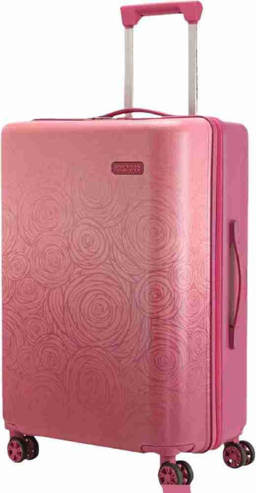 Pink american tourister sales