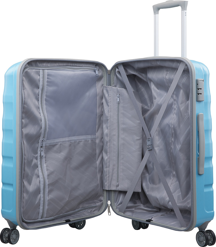 VIP CEPTOR PRO STROLLY 69 360 OSCAR BLU Check in Suitcase 8 Wheels 27 inch Oscar Blue Price in India Flipkart