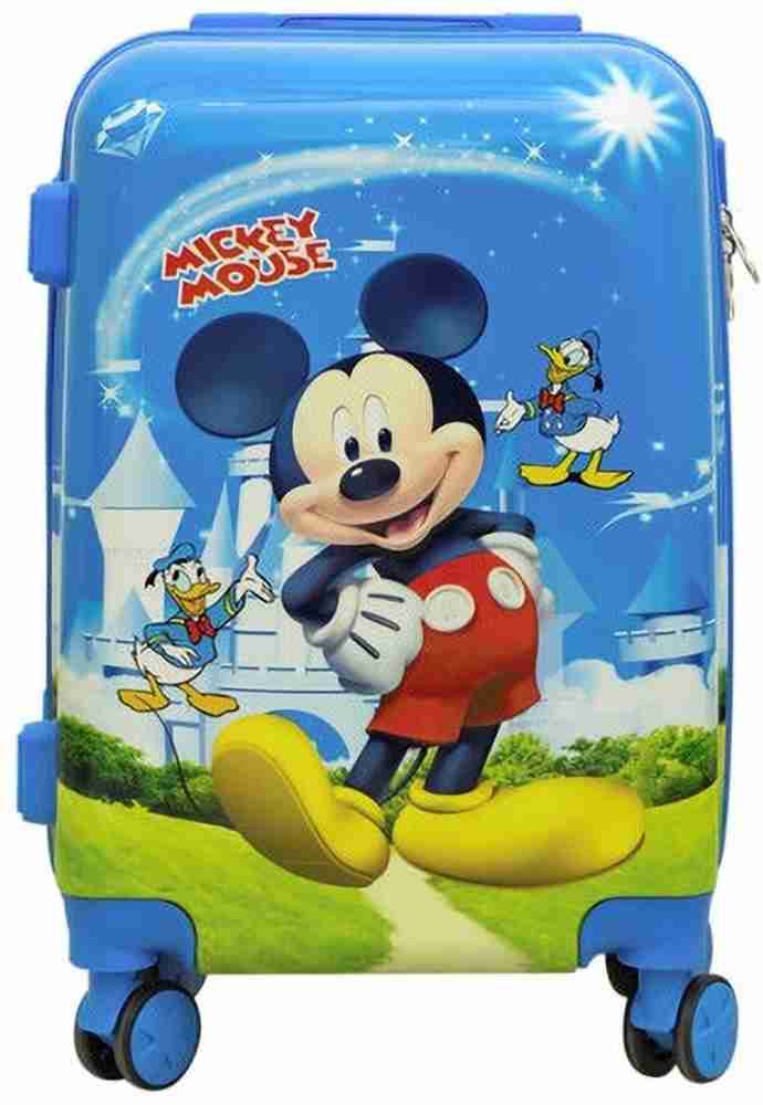 Mickey mouse trolley case hotsell