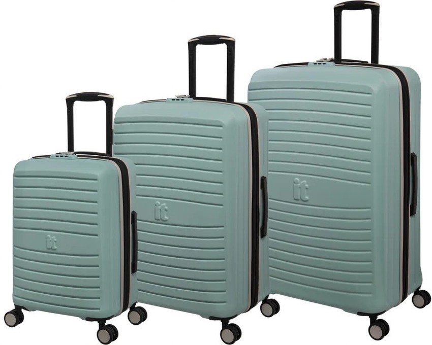 It Luggage Eco-Protect-2910 Mint Green ABS 20,24,28 Inch Trolley Bag  Expandable Cabin & Check-in Set 8 Wheels - 24 inch Mint Green - Price in  India
