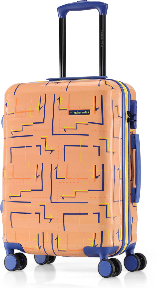 Orange cheap cabin suitcase