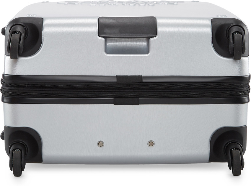 DKNY NEW YORKER Check in Suitcase 4 Wheels 28 inch SILVER MATALLIC Price in India Flipkart