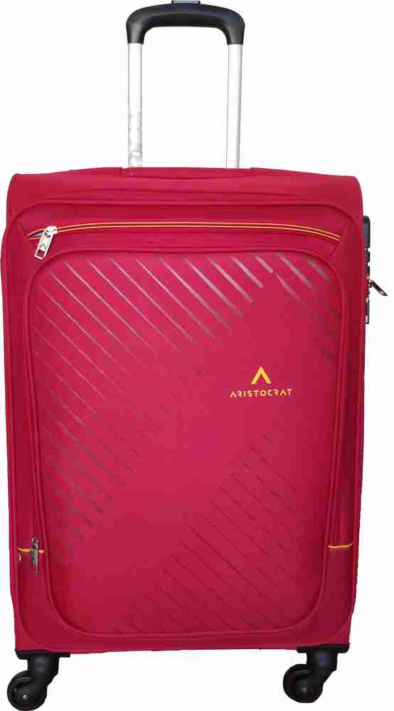 ARISTOCRAT FORT 68 MEDIUM SIZE Check in Suitcase 4 Wheels 24 inch RED Price in India Flipkart