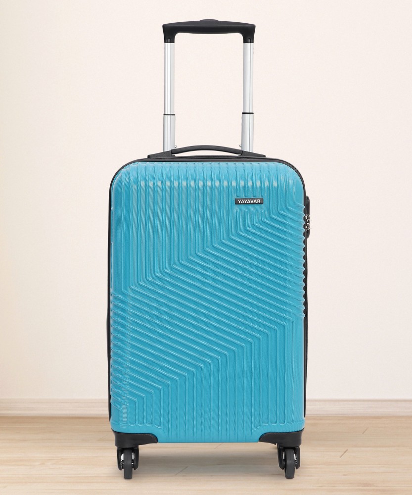 YAYAVAR Cairo Cabin Suitcase 4 Wheels 22 Inch Turquoise Price in India Flipkart