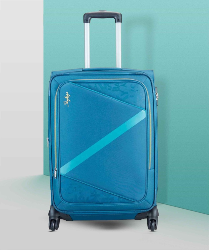 SKYBAGS Spotlight 4W Exp Str 68 E Blue Expandable Check in Suitcase 4 Wheels 28 inch