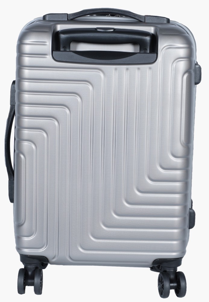 AMERICAN TOURISTER Logan SP Hard Trolley 55 cm Silver Cabin Suitcase 4 Wheels 22 inch Grey Price in India Flipkart