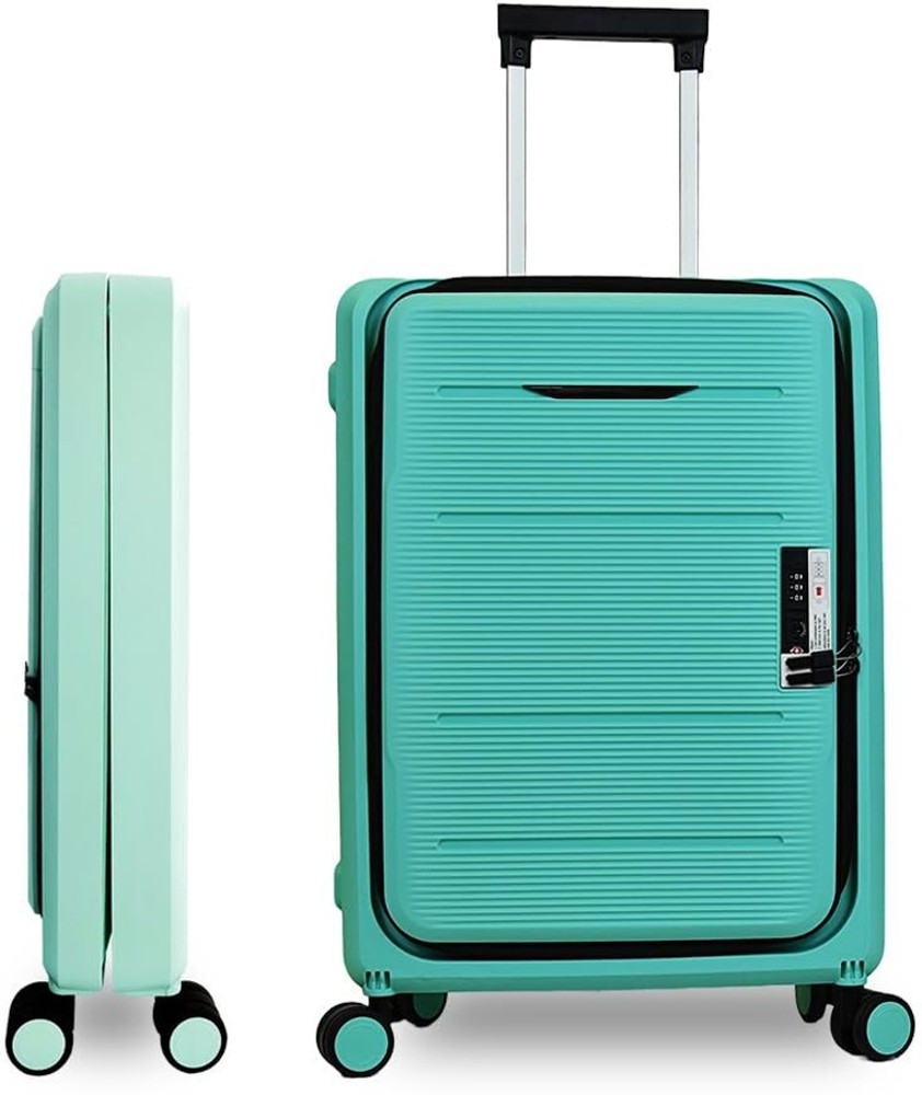 KUBER INDUSTRIES Trolley Bags for Suitcase Lightweight Luggage Bag 20 Inch Light Mint Expandable Cabin Suitcase 8 Wheels 20 inch Light Mint Price in India Flipkart