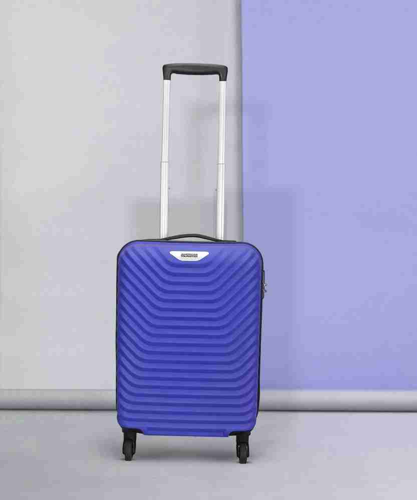 AMERICAN TOURISTER 55cm Cabin Luggage Polypropylene Hard Luggage Small Size Trolley Blue Expandable Check in Suitcase 4 Wheels 22 inch Blue Price in India Flipkart