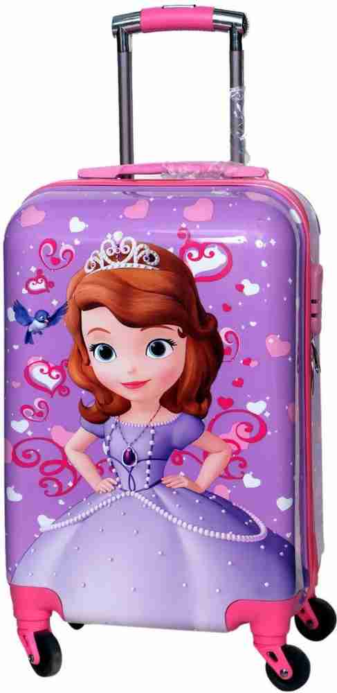Divs Edenic Kids 20 Inches Sofia suitcase trolley bag for kids girls Cabin Suitcase 4 Wheels 20 inch Pink Price in India Flipkart