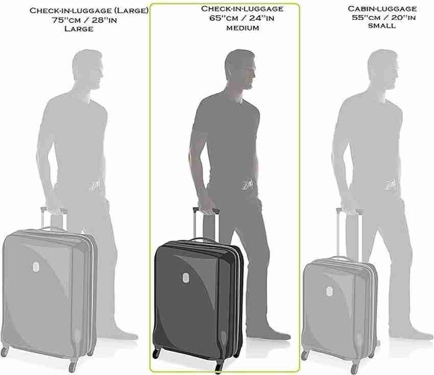 Medium size 2024 trolley bag dimensions