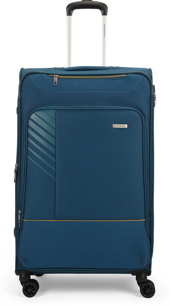 ARISTOCRAT VITARA PLUS STR EXP 8 WHEEL 79 BLUE Check in Suitcase 4 Wheels 31 inch Blue Price in India Flipkart