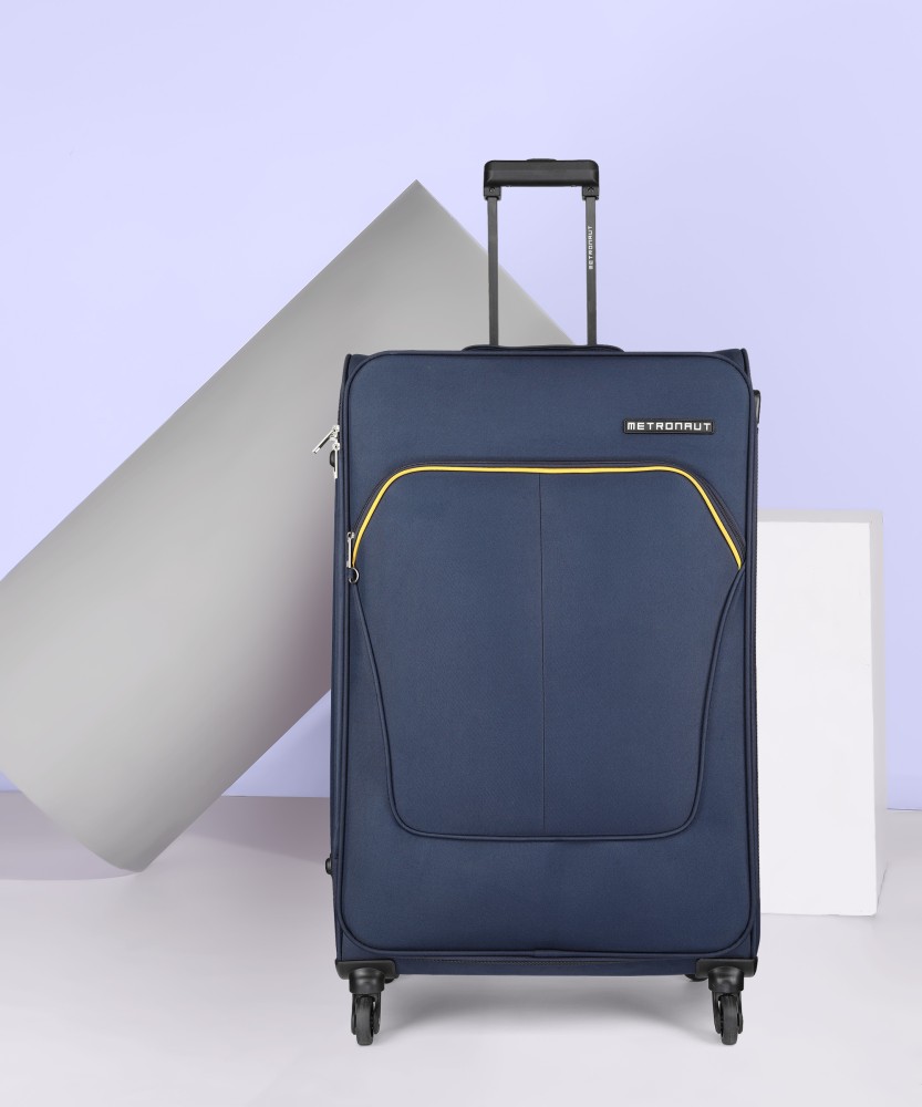 NASHER MILES Toledo Expander Soft-Sided Polyester Cabin Luggage Navy Blue  20 inch |55cm Trolley bag Expandable Cabin Suitcase - 20 inch Rs. 1799 -  Flipkart