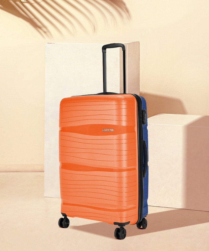Orange suitcase outlet