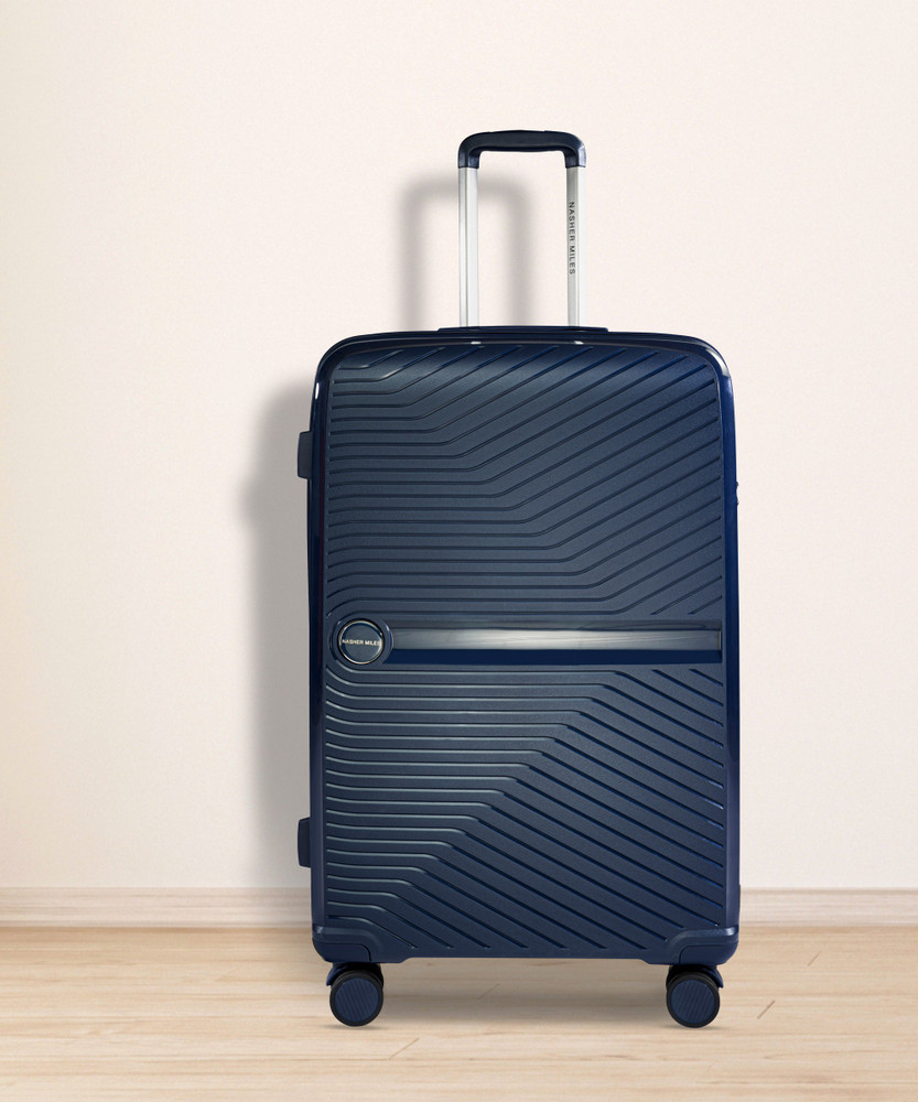 Blue hot sale hard suitcase