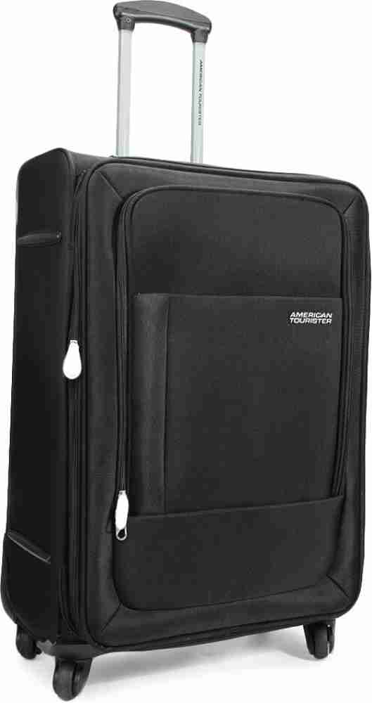 AMERICAN TOURISTER Malta Expandable Check in Suitcase 4 Wheels 24 inch Black Price in India Flipkart