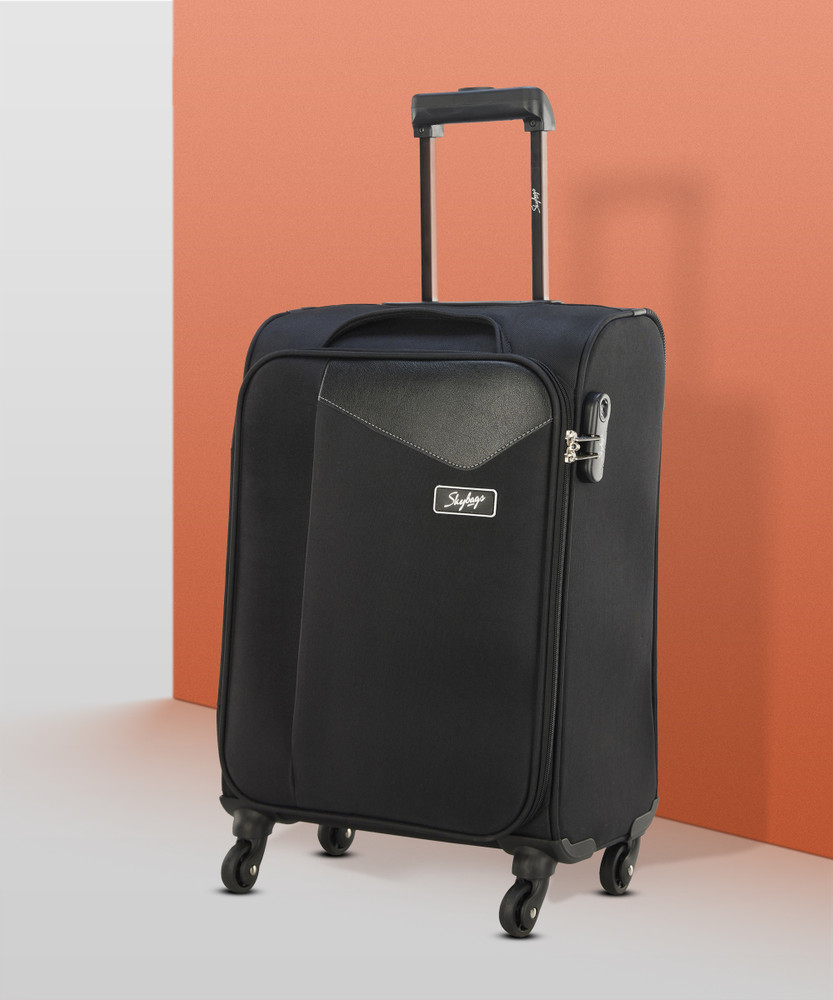 SKYBAGS HACK NXT 4W STROLLY (E) 58 BLACK Cabin Suitcase 4 Wheels - 22 inch  Black - Price in India | Flipkart.com